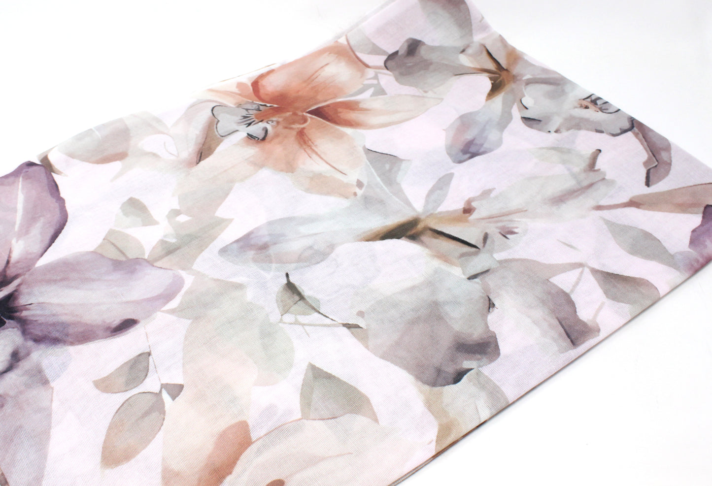 Soft Blossom Print Scarf