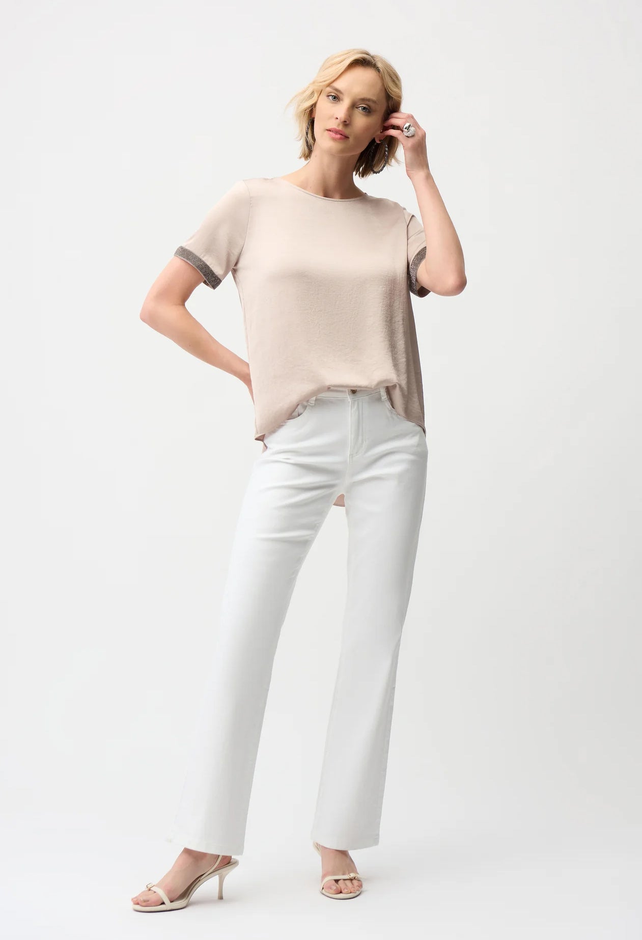 Crew Neck Jewel Top