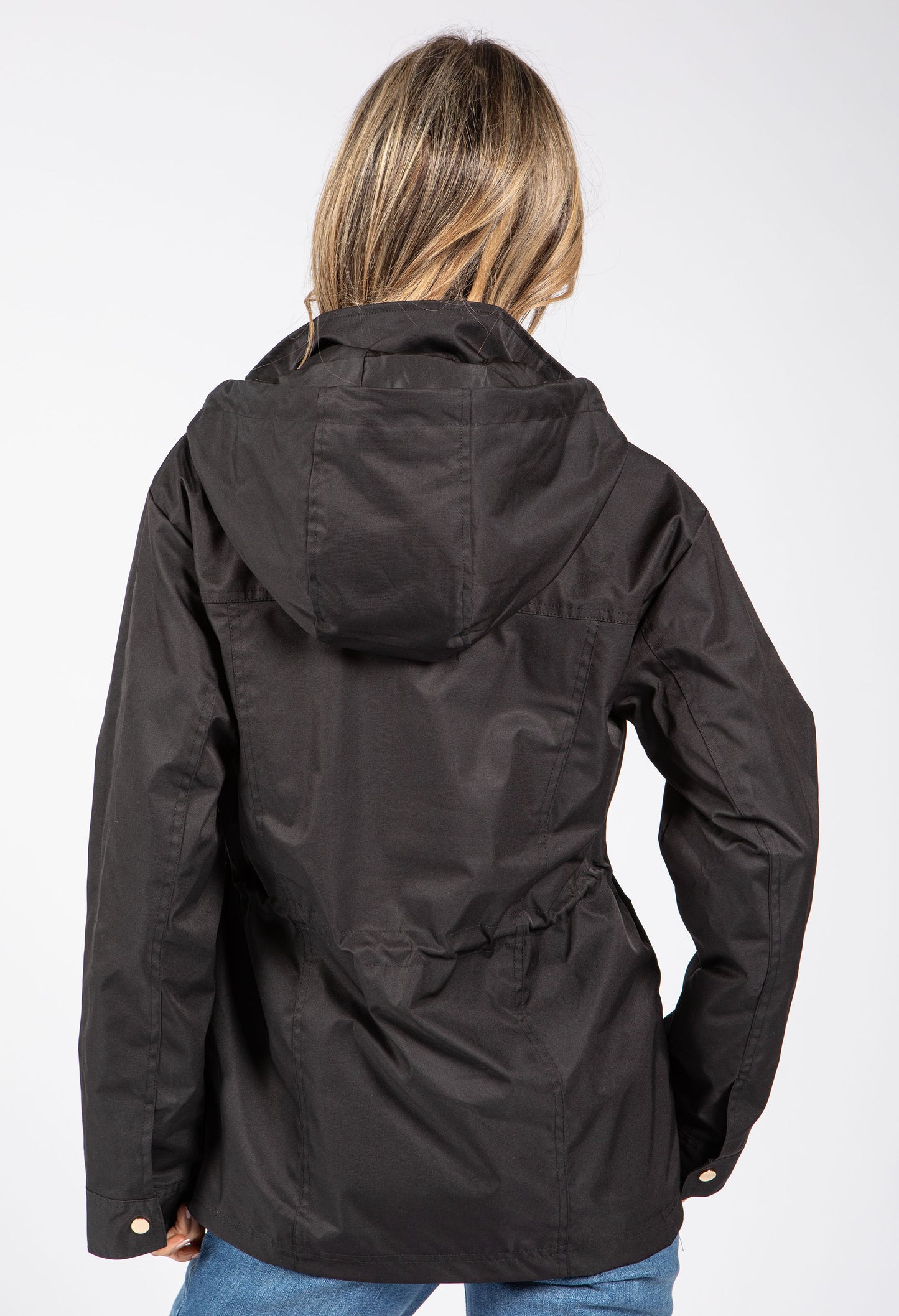 Adjustable Waist Rain Jacket