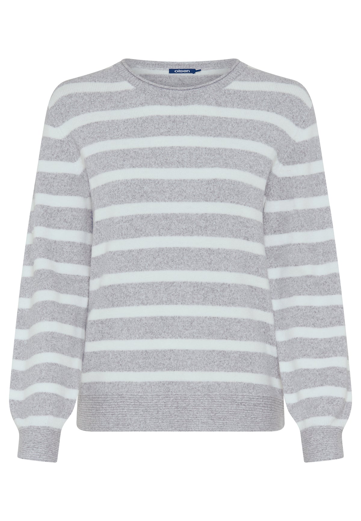 Striped Design Knit Jumper