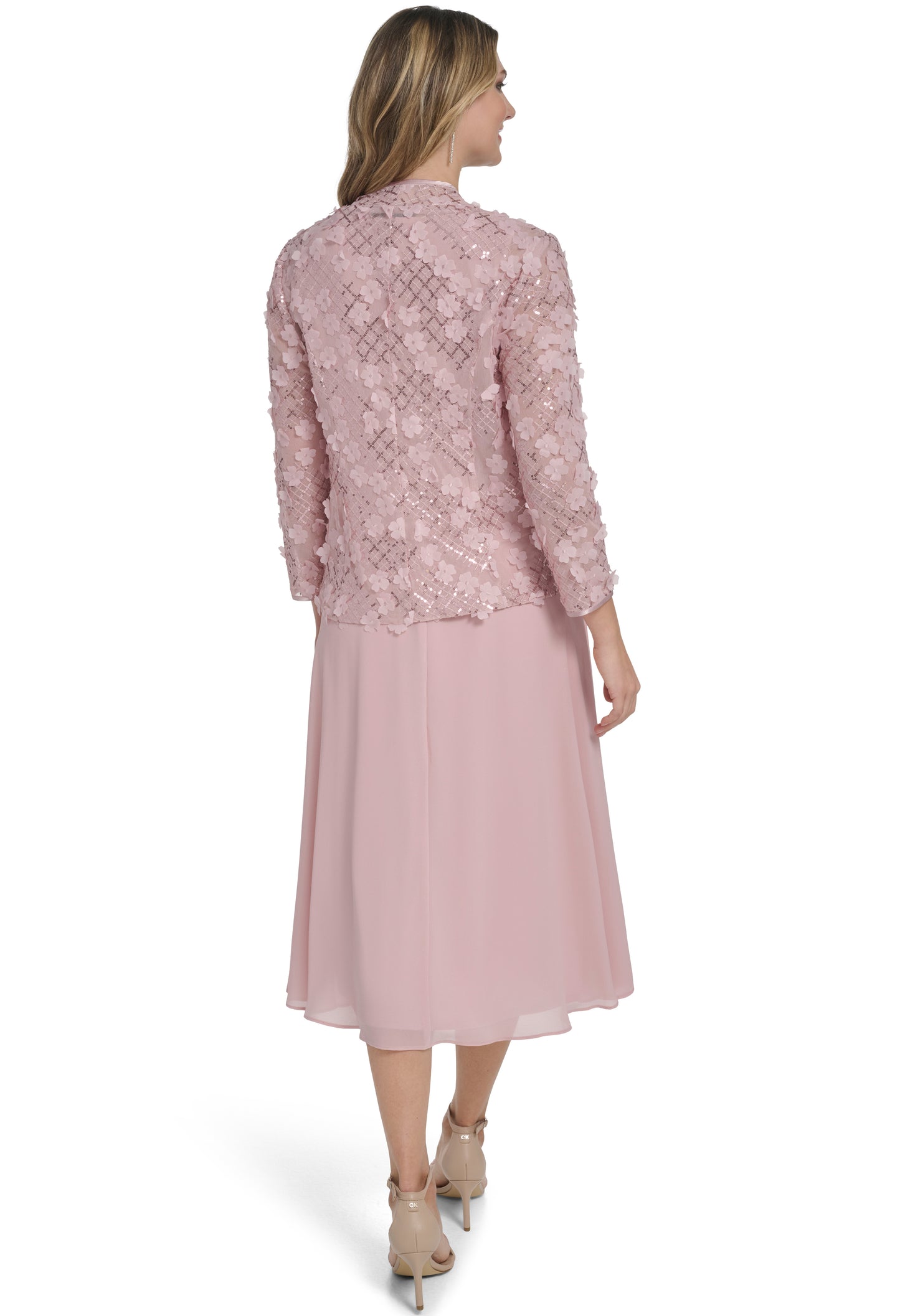 2 Piece Floral Midi Dress