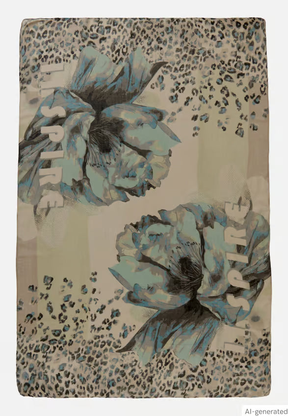 Floral Print Scarf