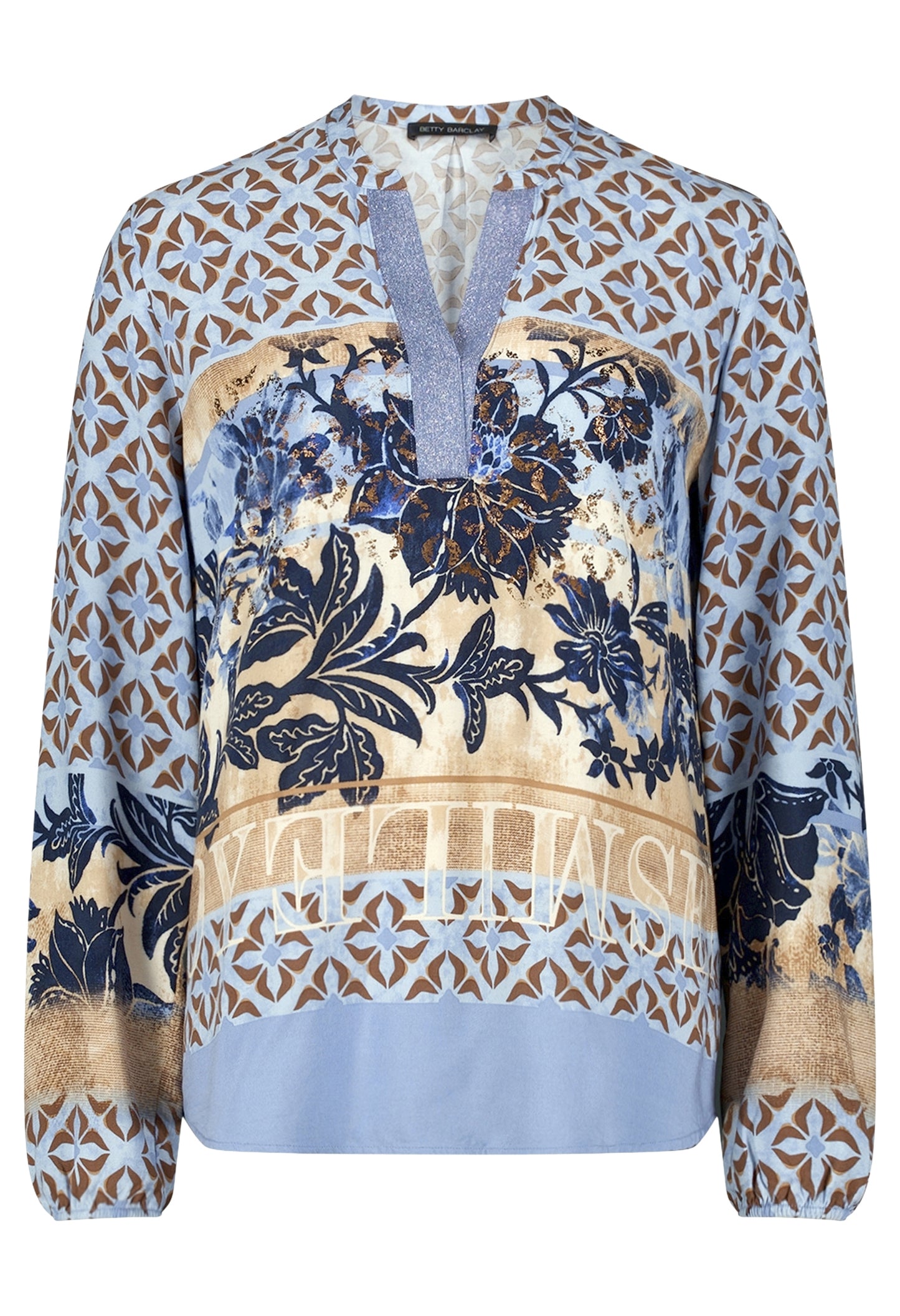 Abstract Print Blouse