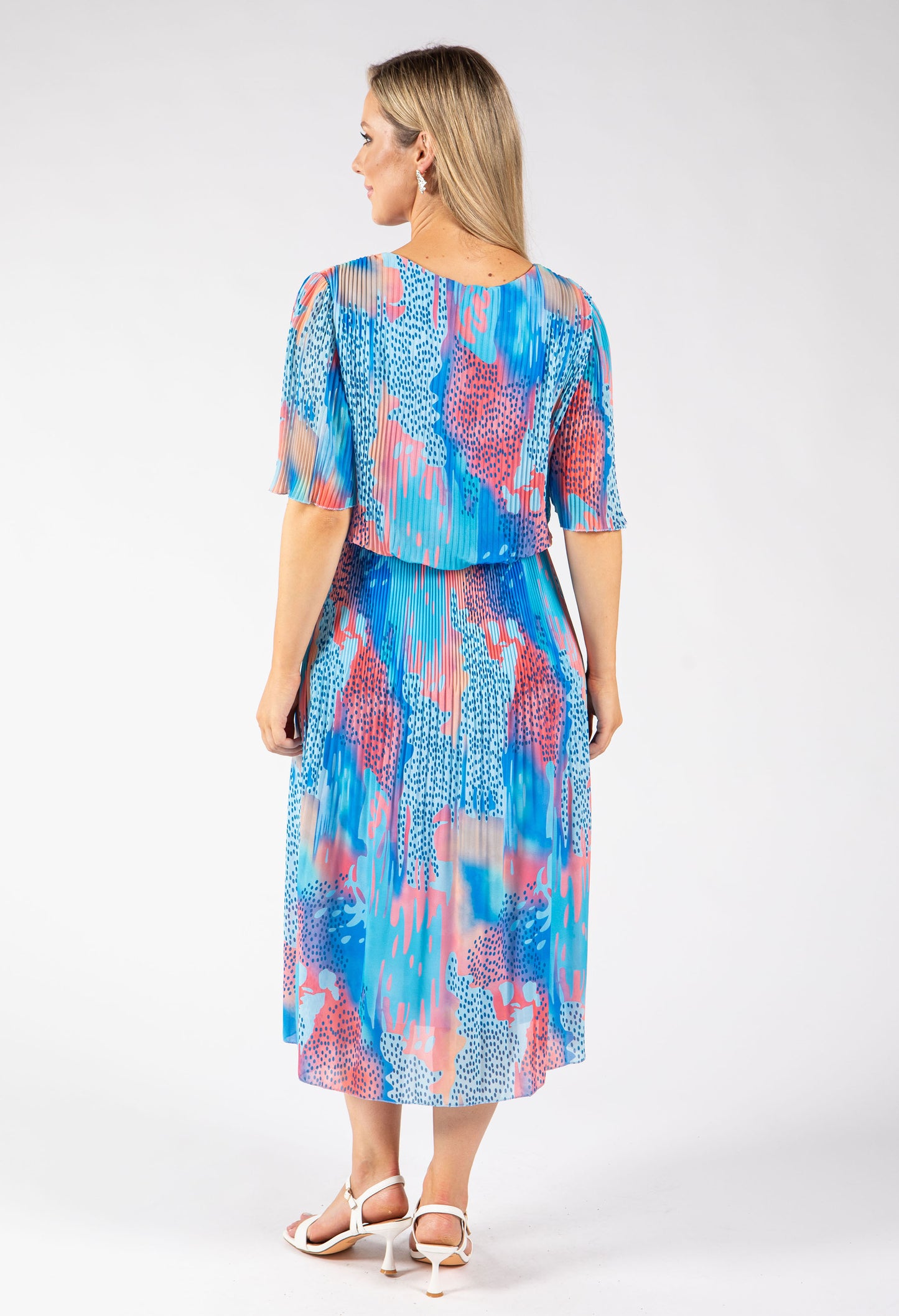 Multi Plisse Dress
