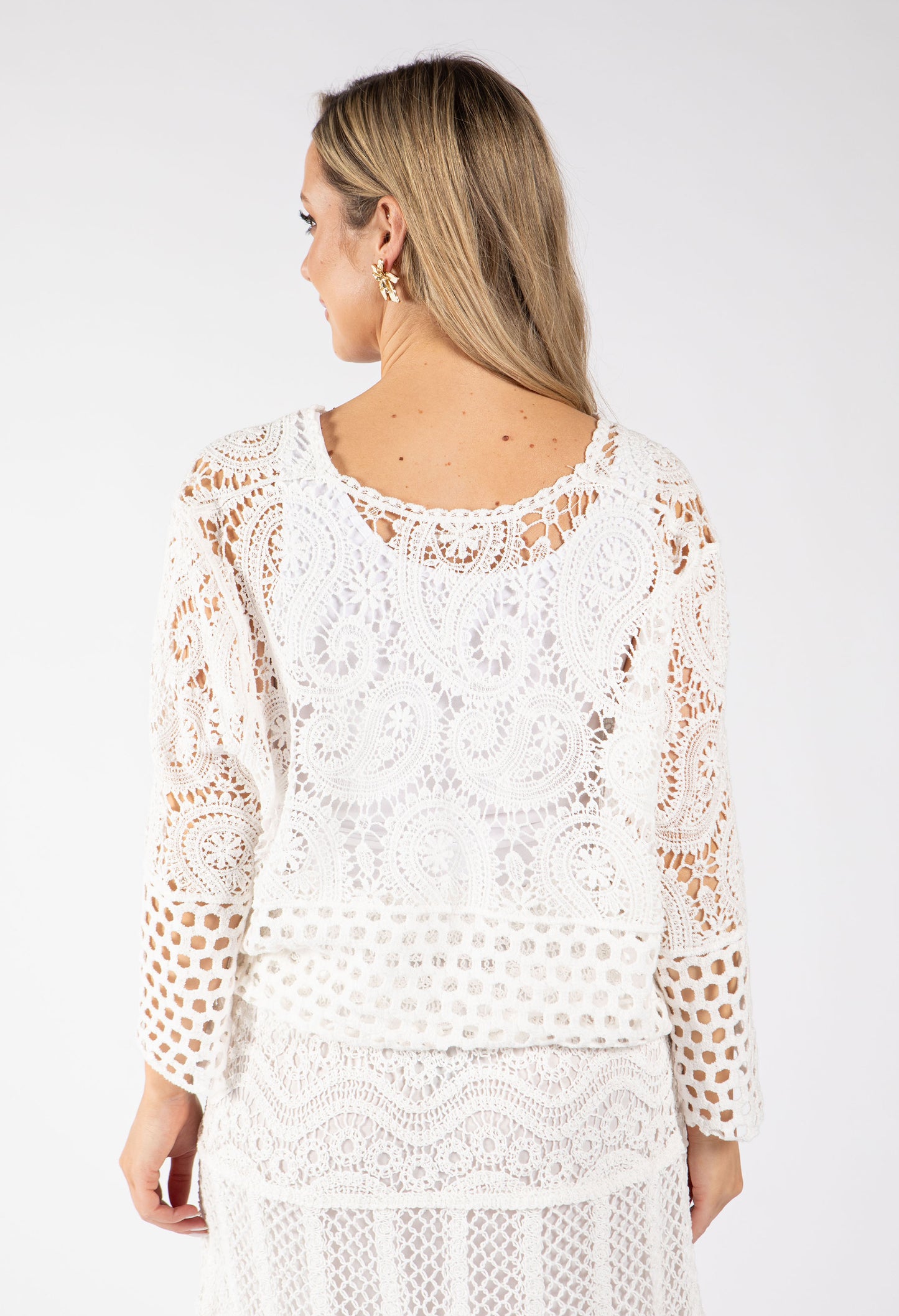 Crochet Knit Cardigan