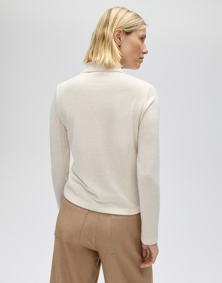 Sugimi Polo Top With Long Sleeves
