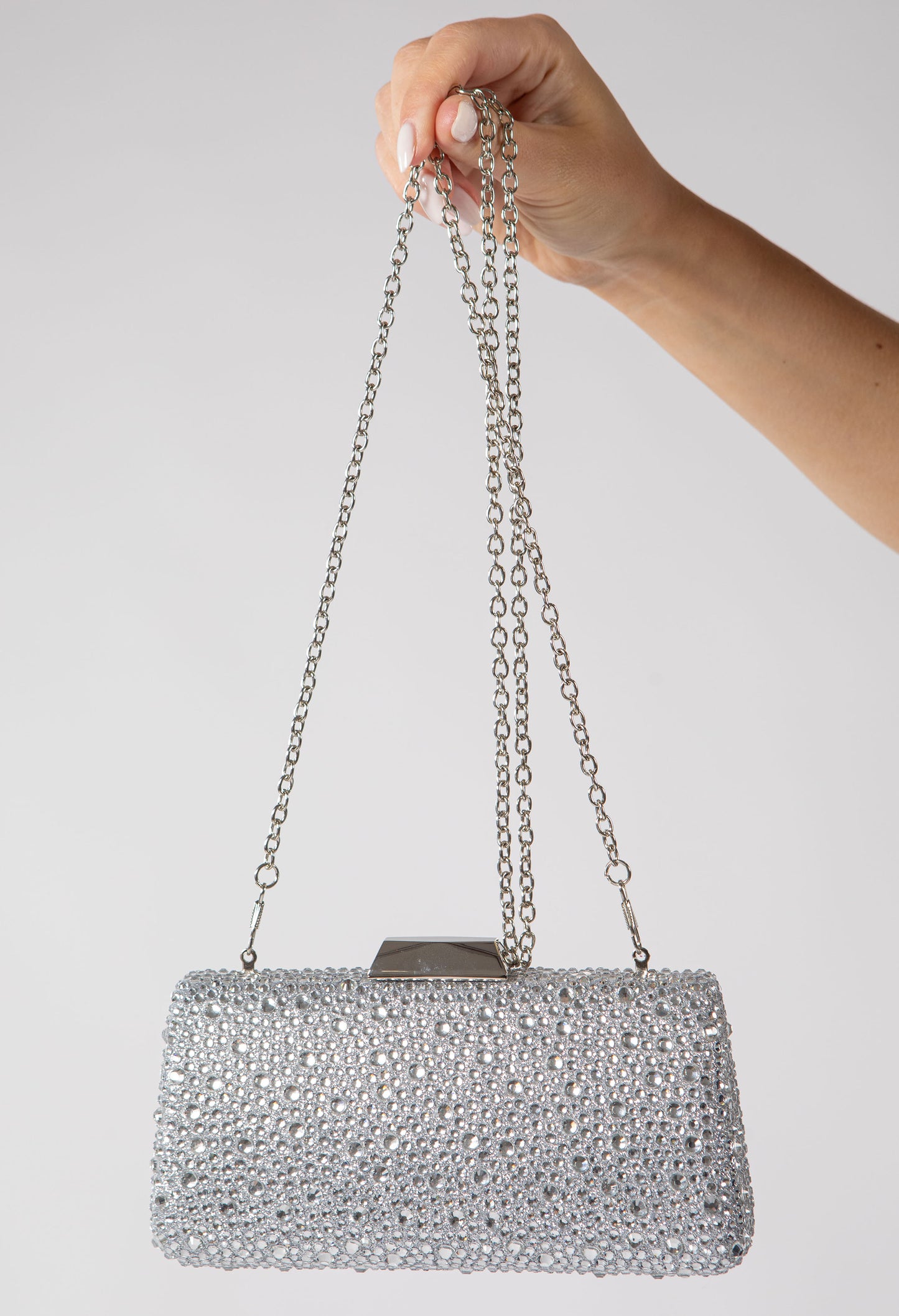 Water Drop Diamante Clutch