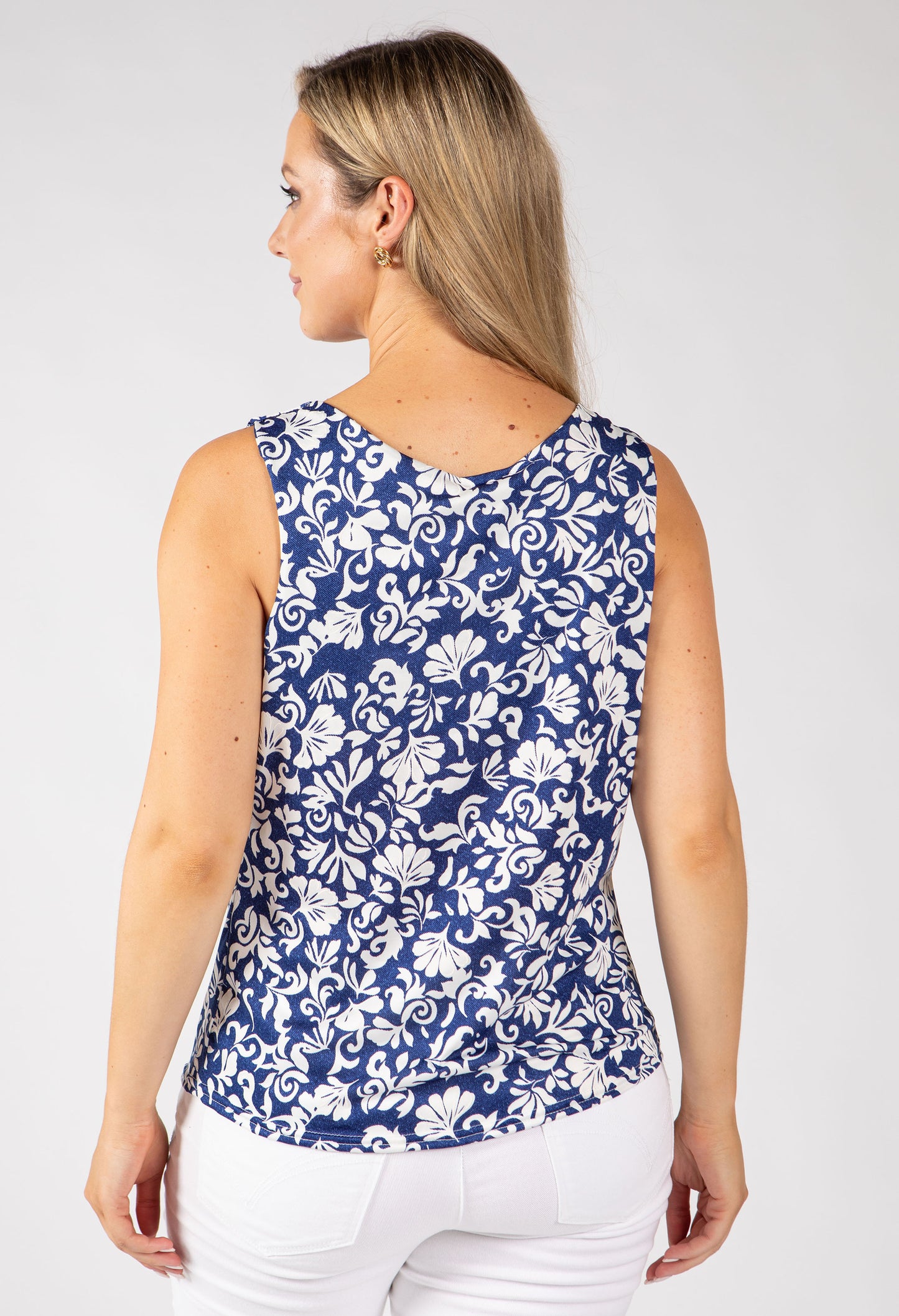Olympia Cowl Neck Top