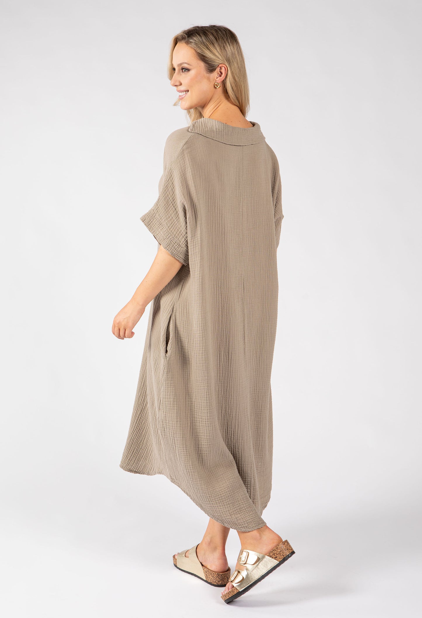 Linen Look Summer Dress