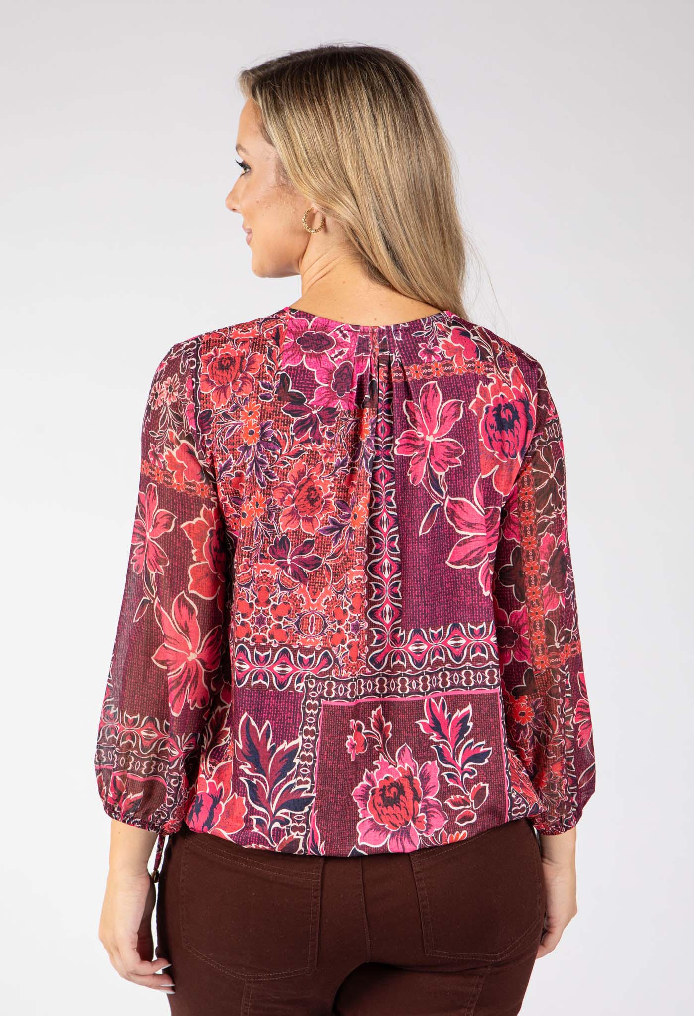 Beach Floral Print Top