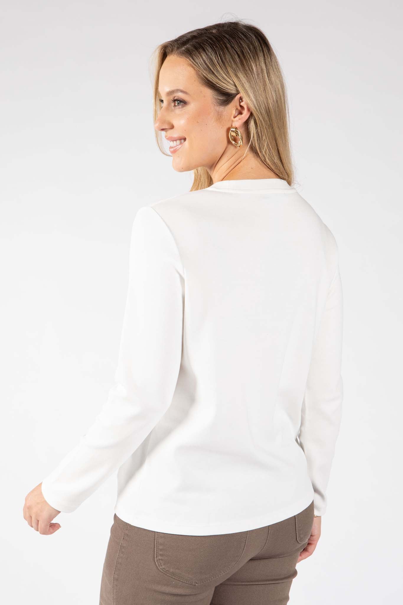 Tila Gold Foil Detail Top