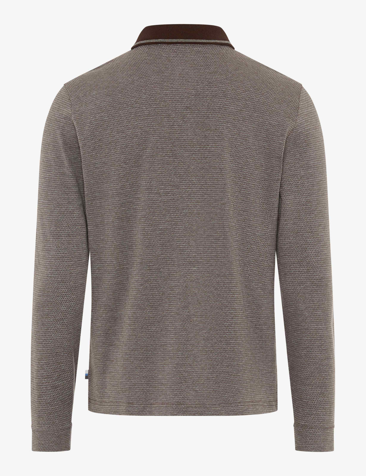 Jacquard Pattern Polo Top