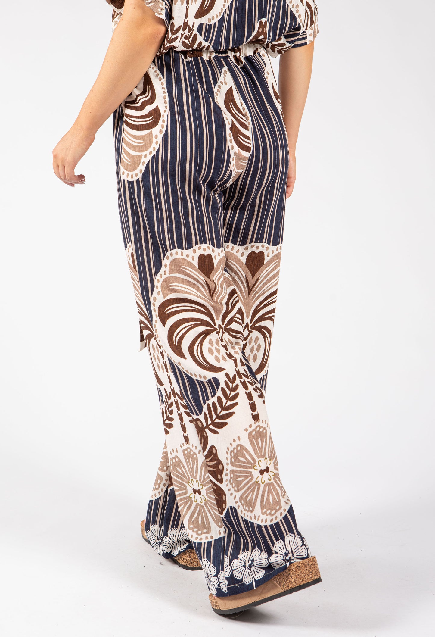 Abstract Print Trousers