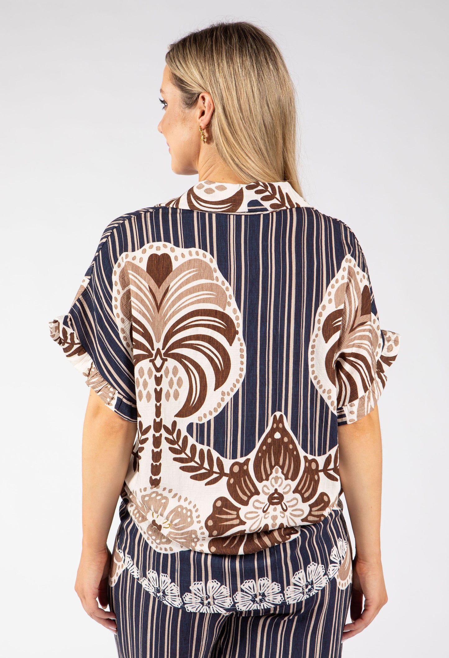 Abstract Print Blouse