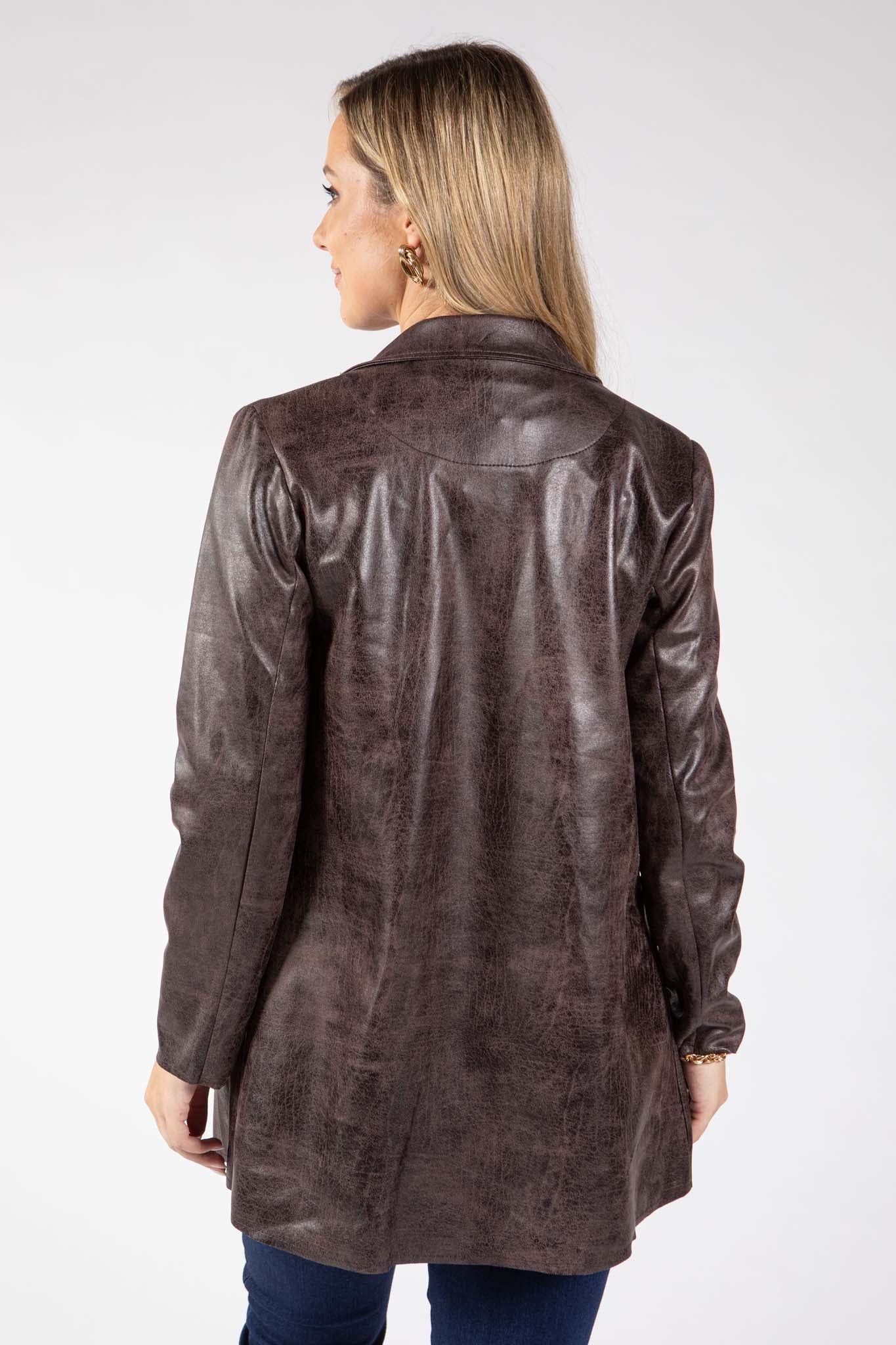 Brooklyn Faux Leather Jacket