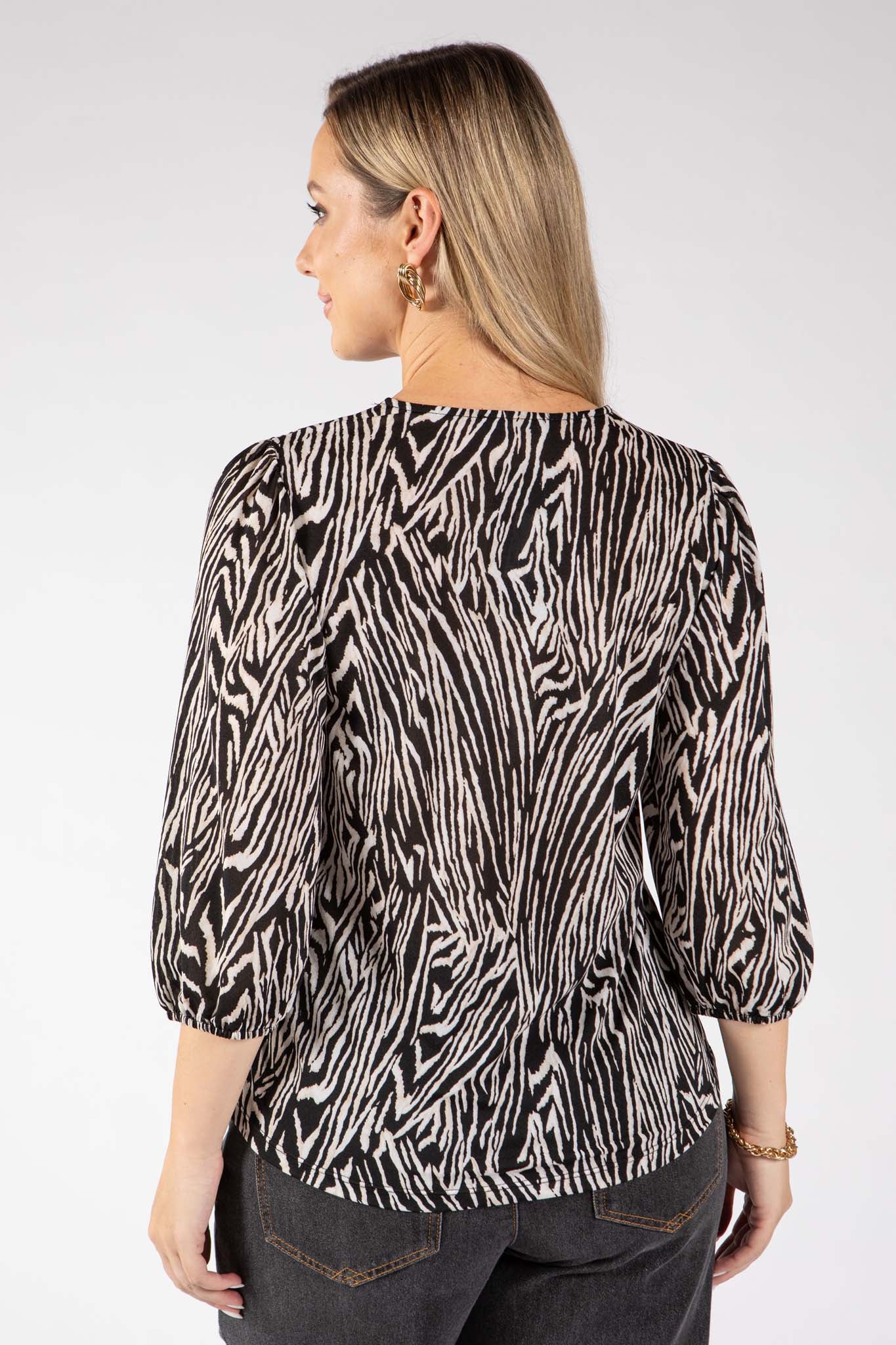 Tsophie Zebra Print Top