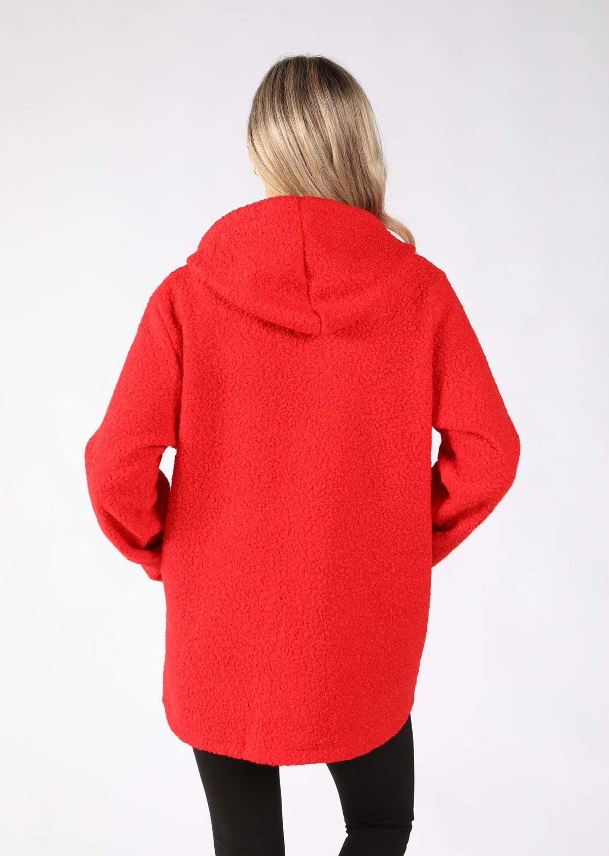 Soft Boucle Zip-Up Jacket