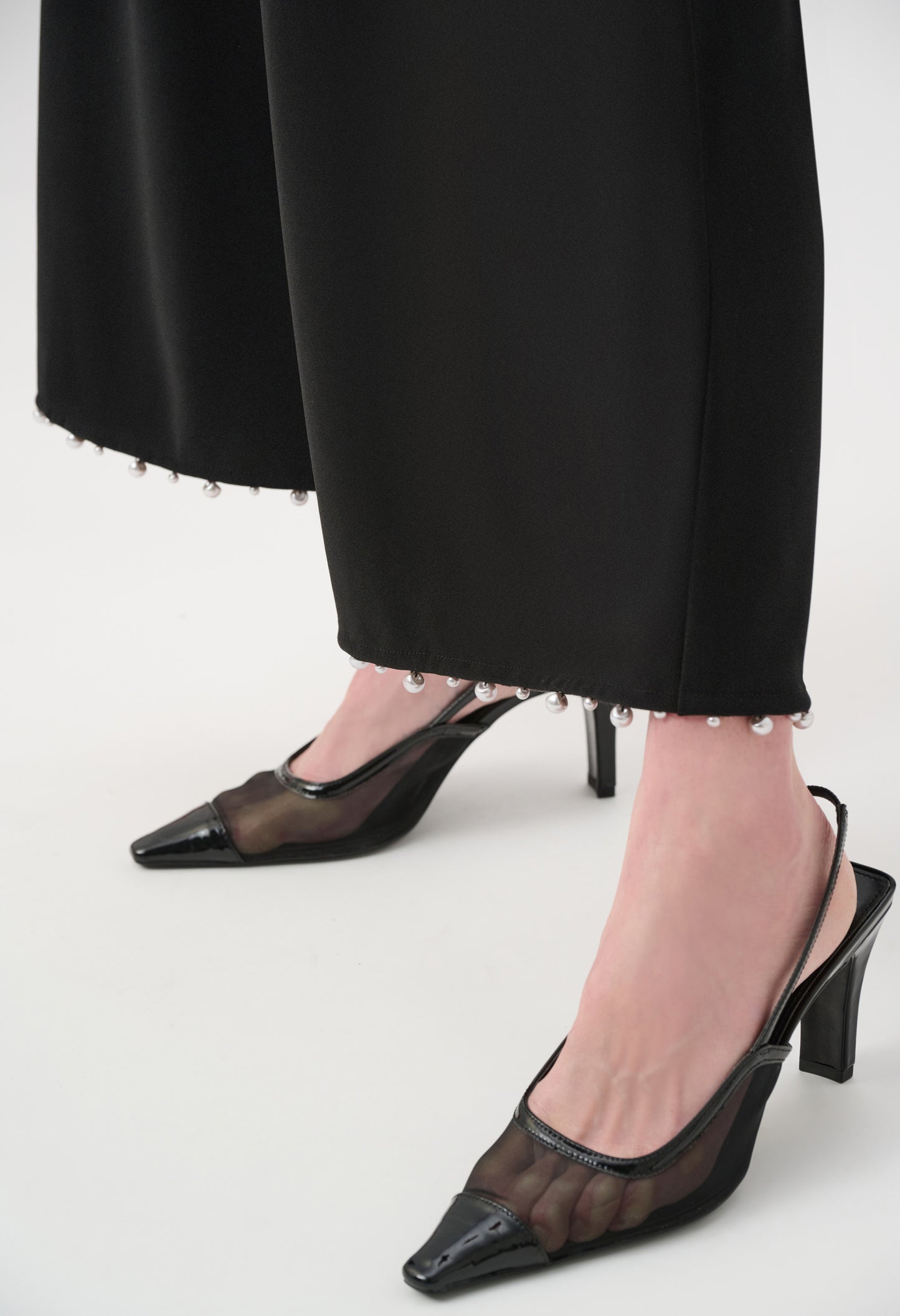 High-waisted Pleated Trousers
