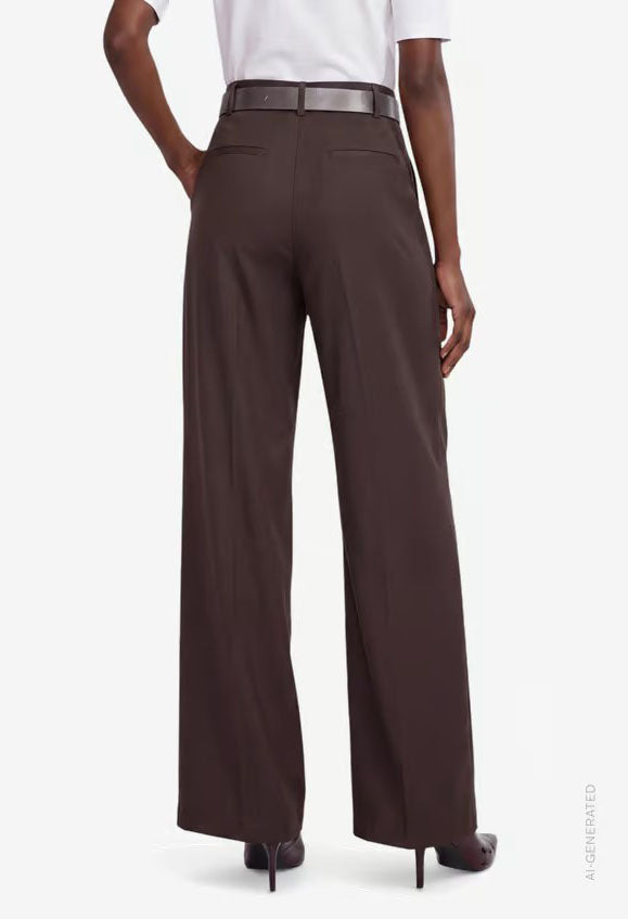 Elegant Trousers With A Belt