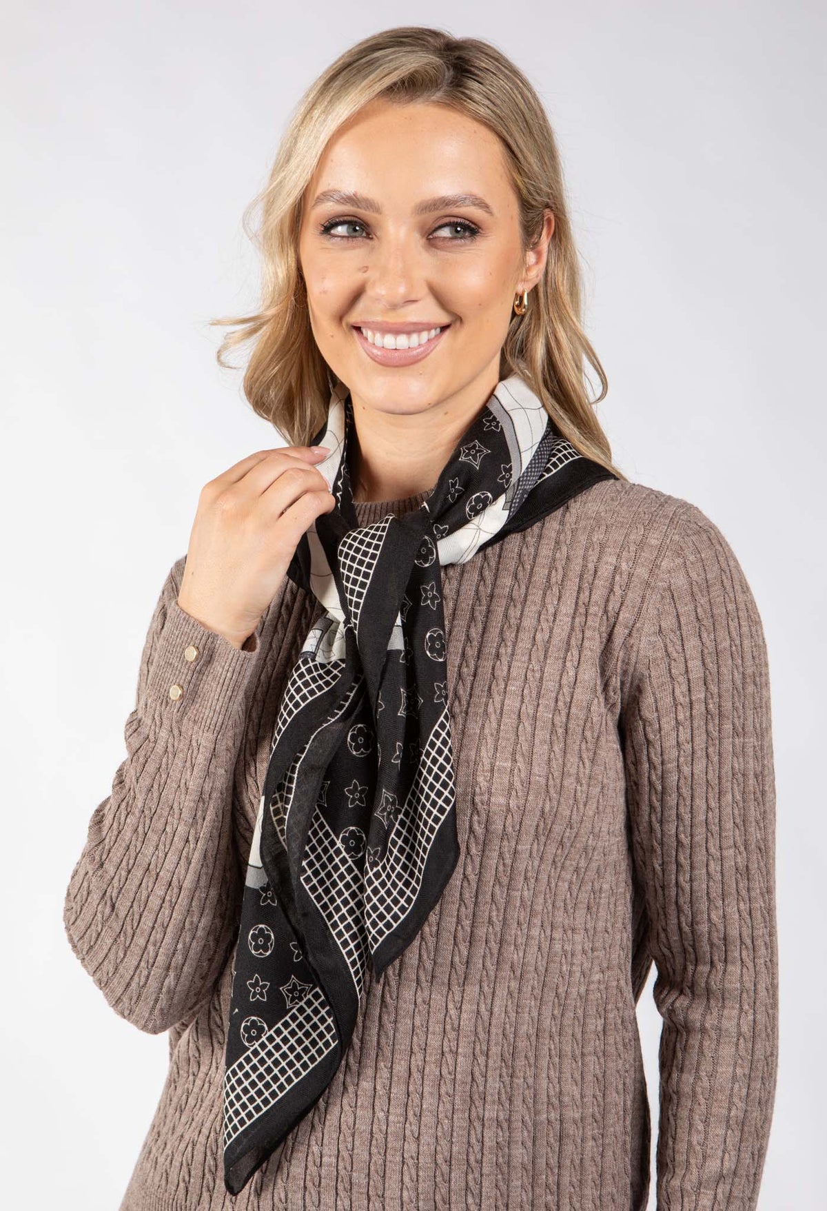 Abstract Print Scarf