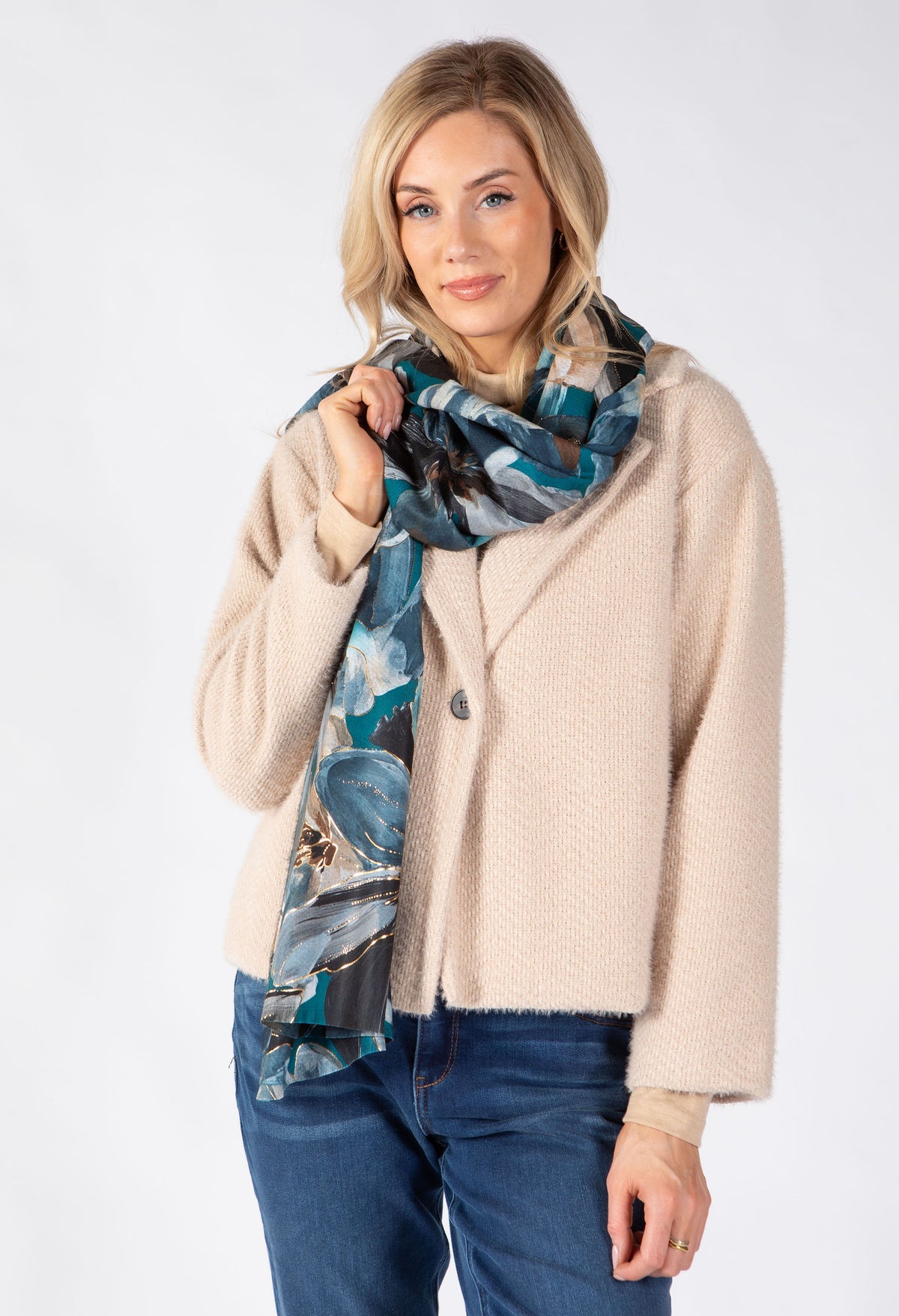 Twilight Floral Scarf