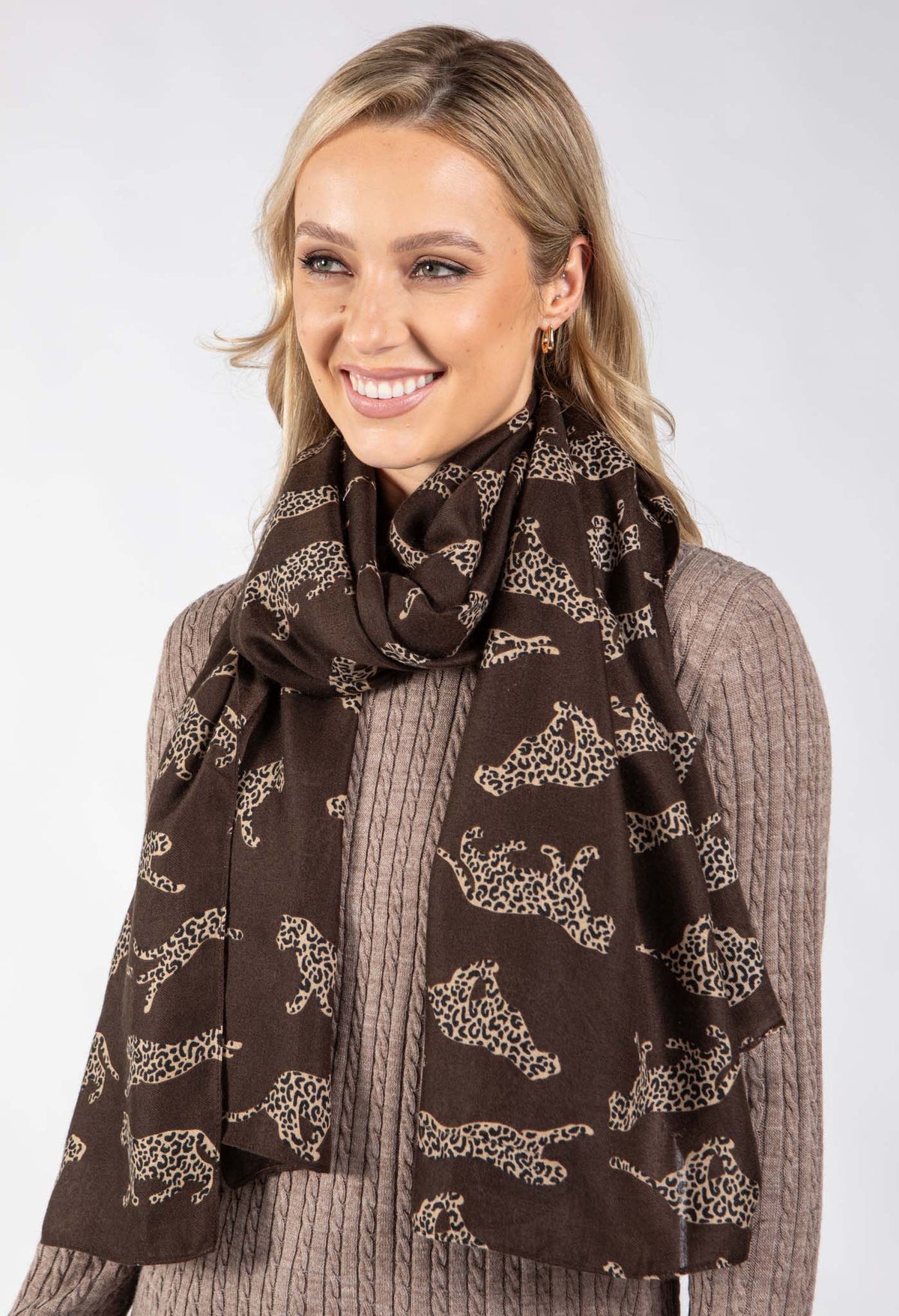 Leopard Print Scarf