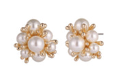 Cluster Pearl Studs