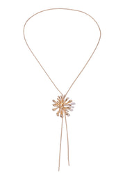 Abstract Design Gold Pendant