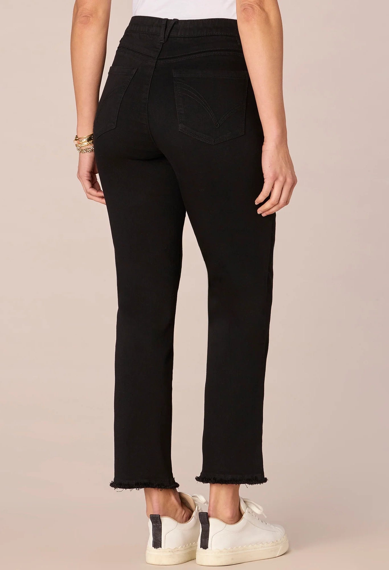 "Ab"solution High Rise Slim Straight Jeans