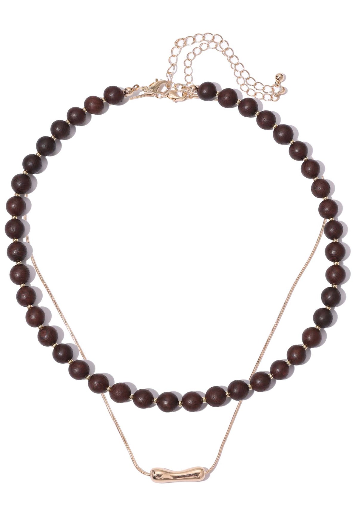 Coconut Bead Necklace Set