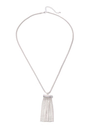 Silver Fringe Detail Pendant
