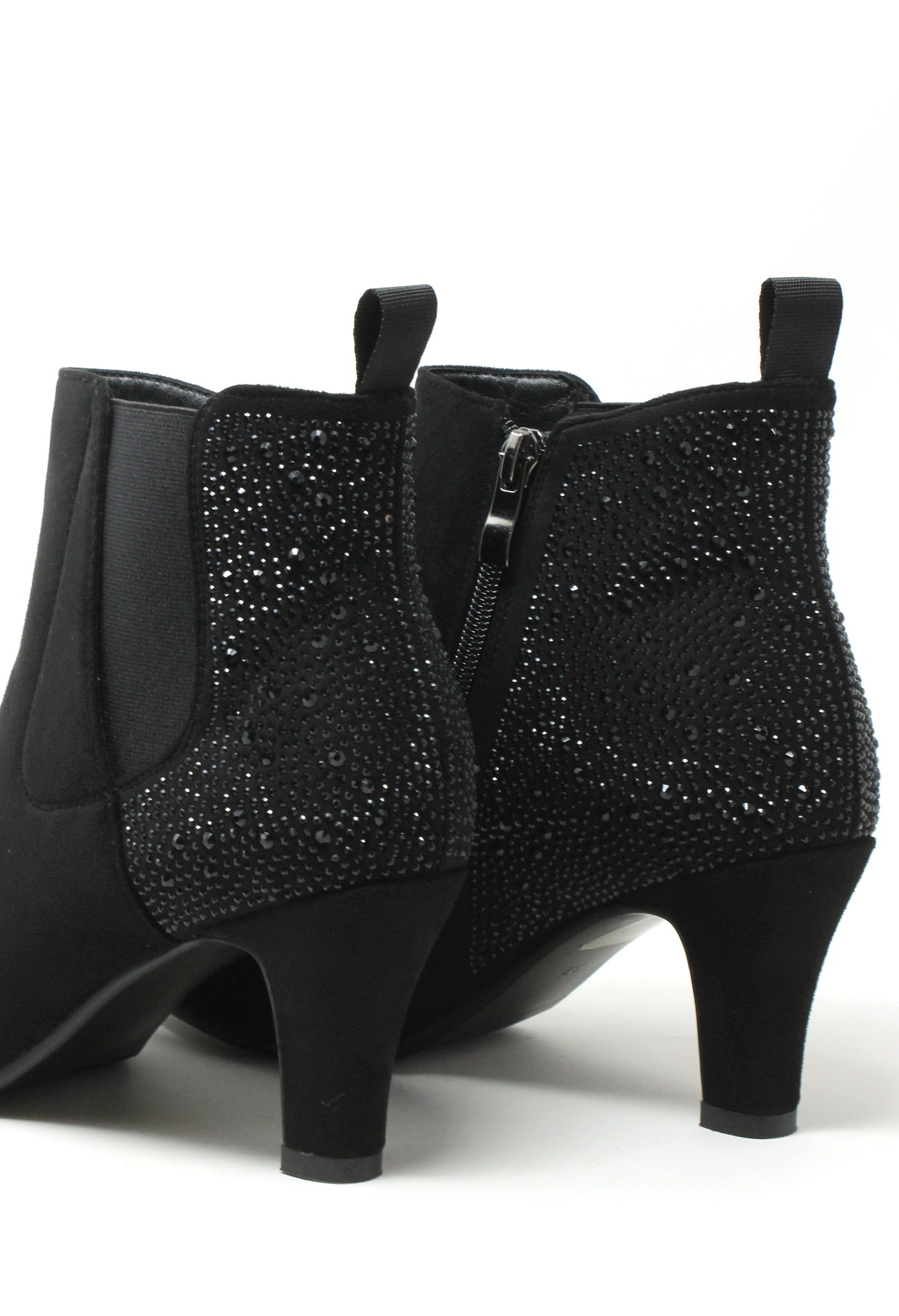 Diamante Heeled Ankle Boot
