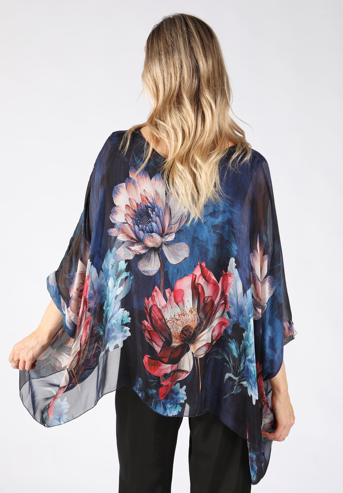 Floral Print Flowy Blouse
