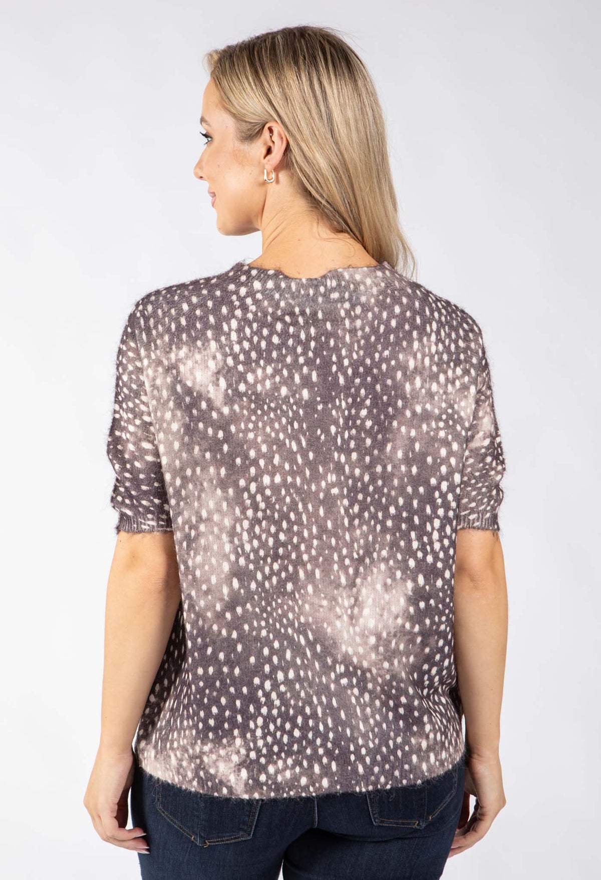 Bambi Print Knit Jumper