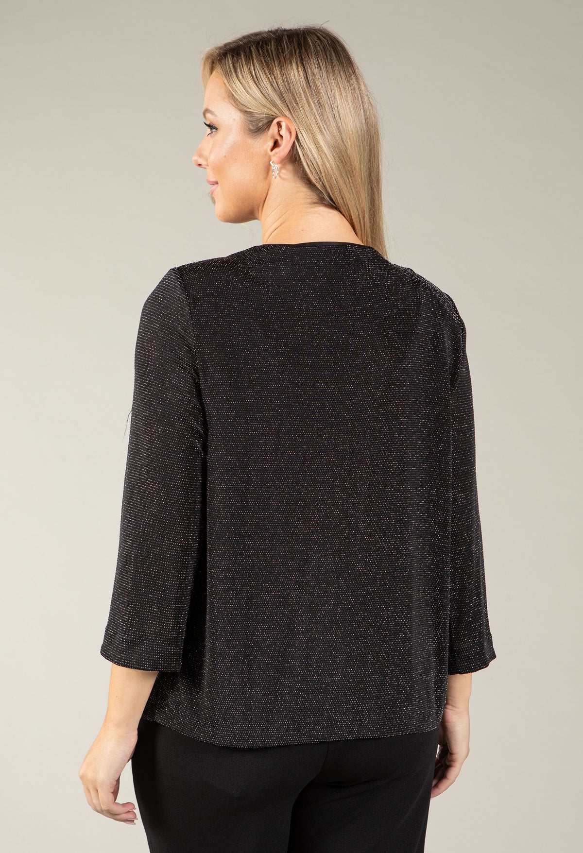 Lurex Top & Jacket Set