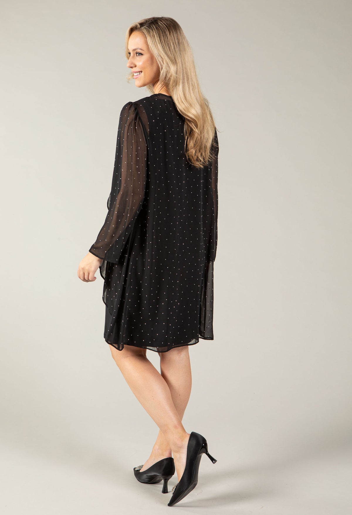 Diamante Waterfall Dress