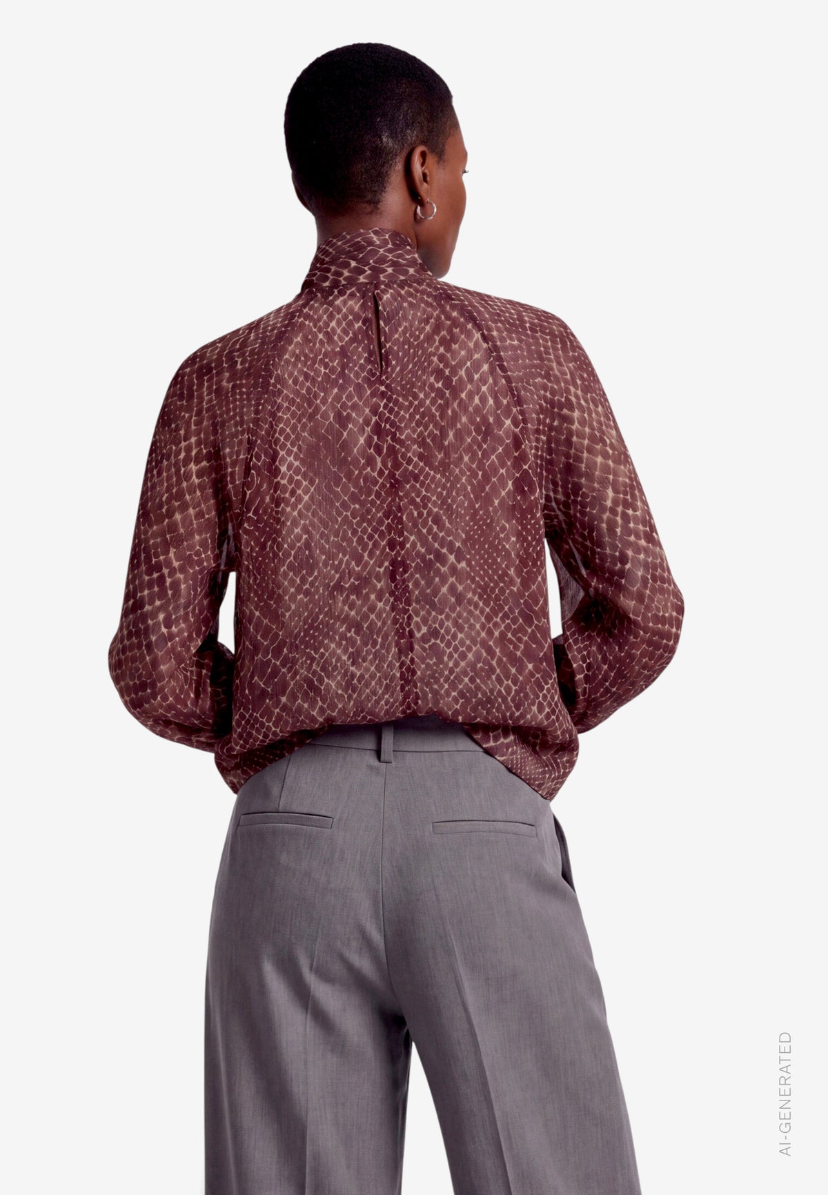 Abstract Print Blouse