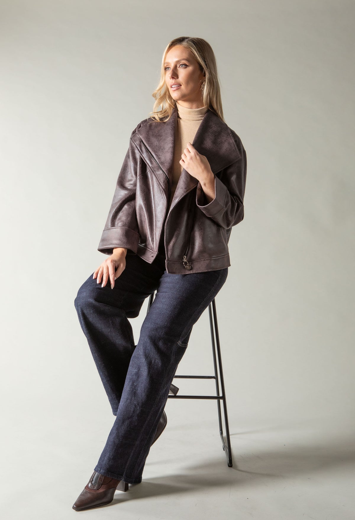 Lucky Vintage Look Biker Jacket