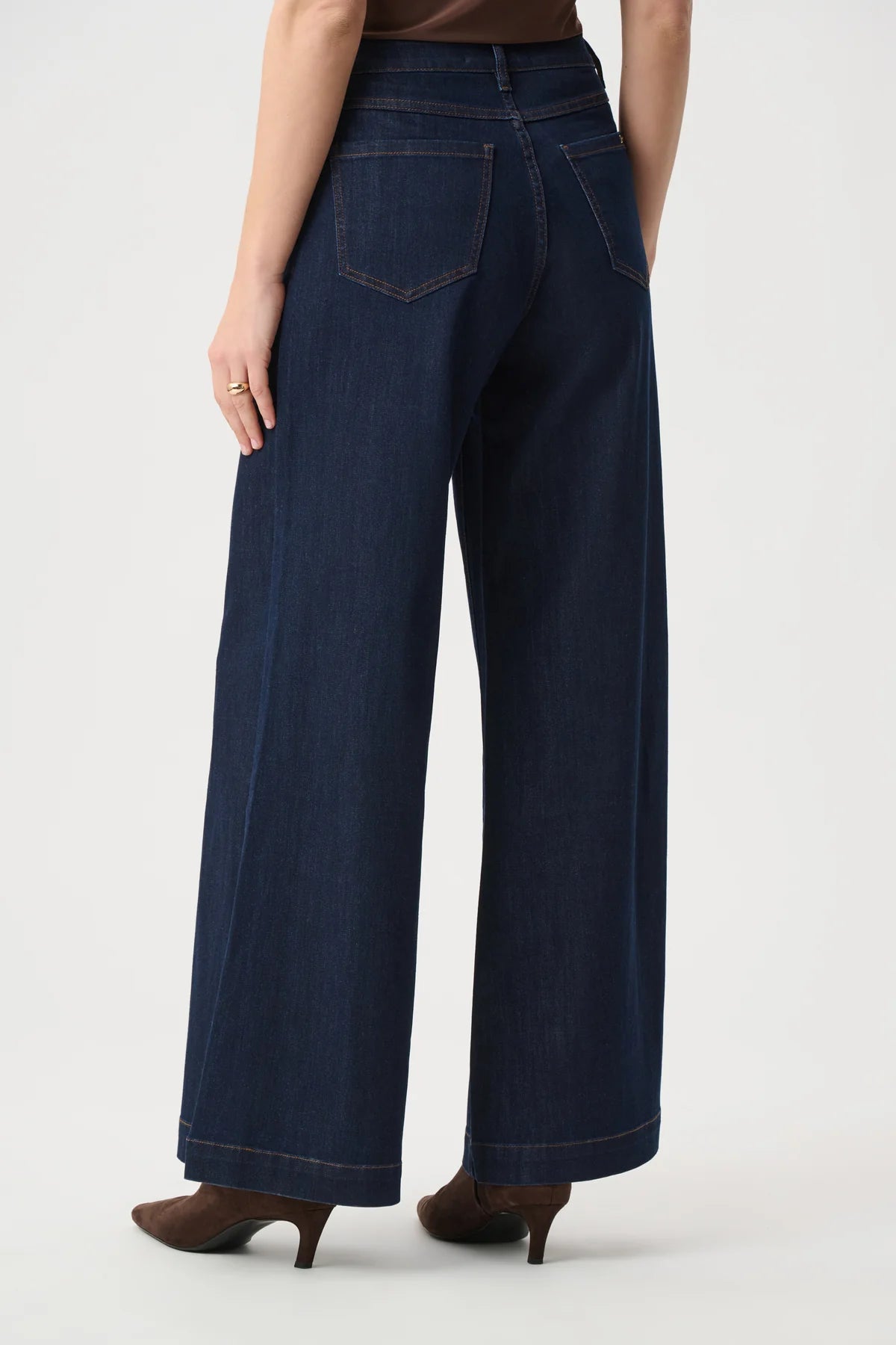 Featherweave Denim Palazzo Jeans