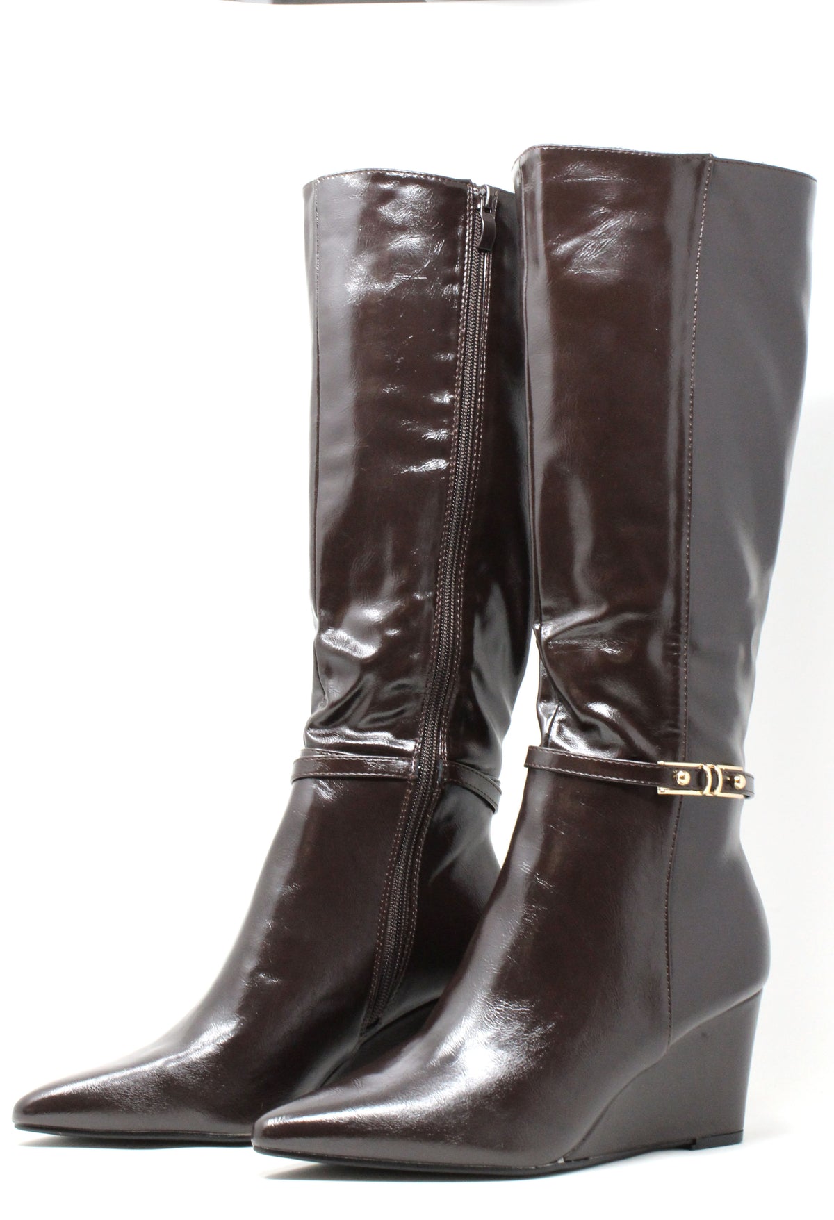 Wedge Knee High Boot