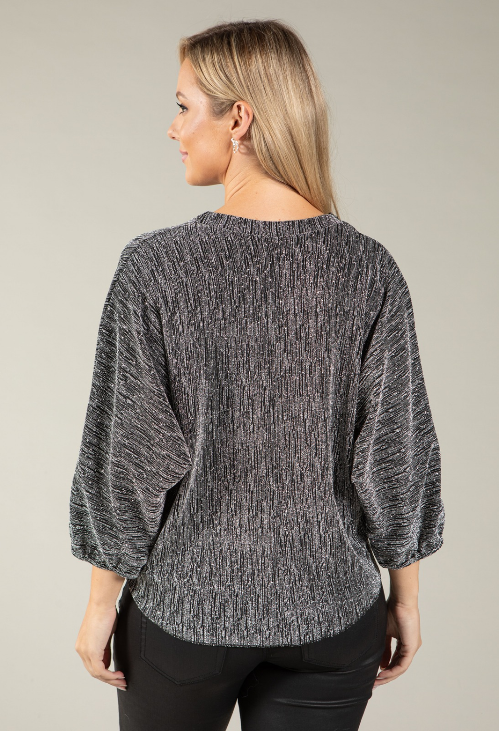Sparkle Tie Front Top