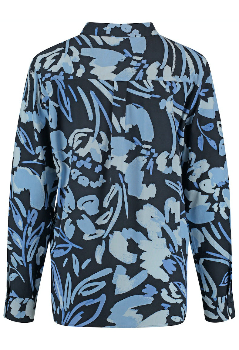 Floral Long Sleeve Buttoned Shirt