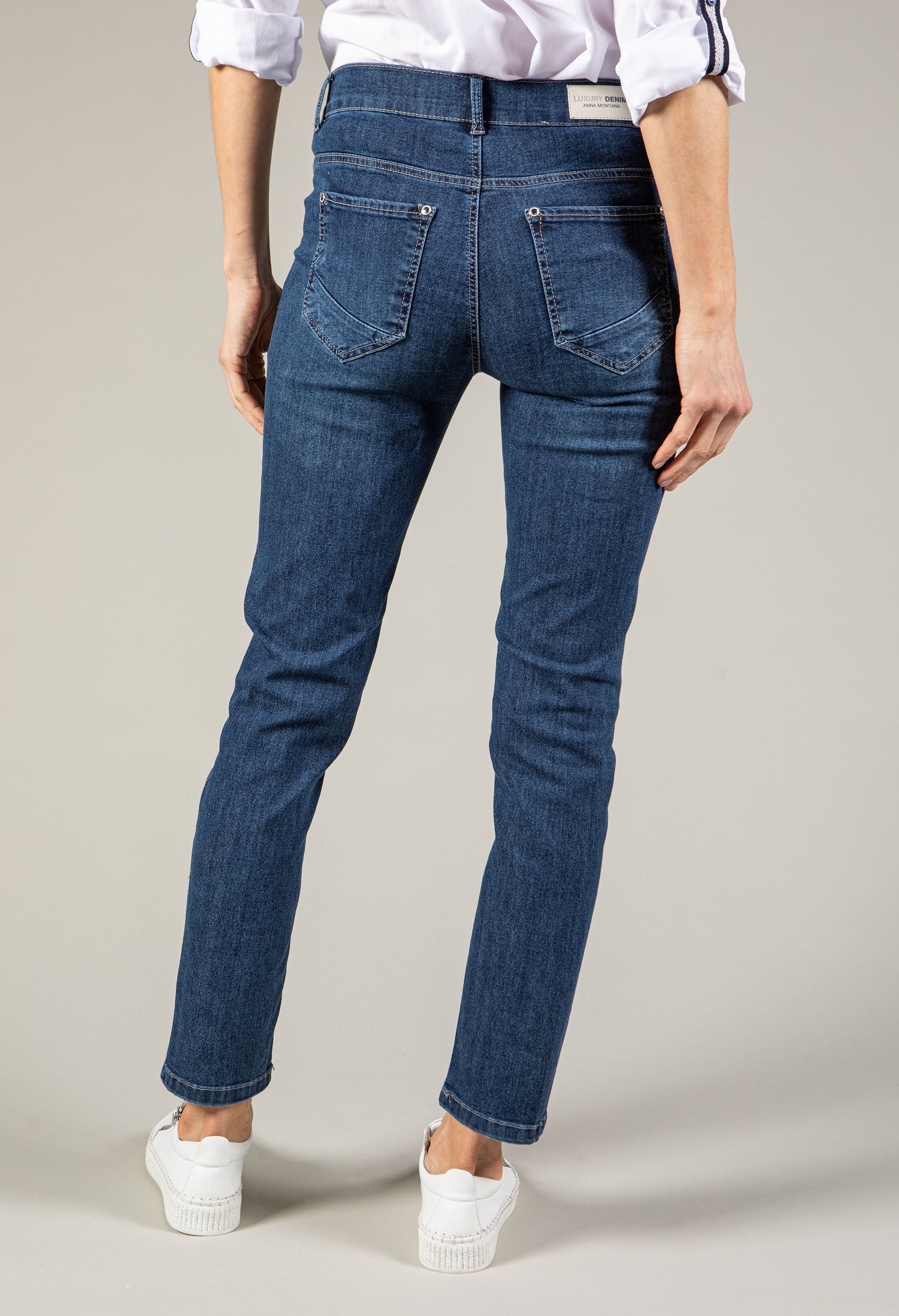 High Rise Embellished Skinny Jeans
