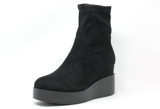 Diamante Wedge Ankle Boot
