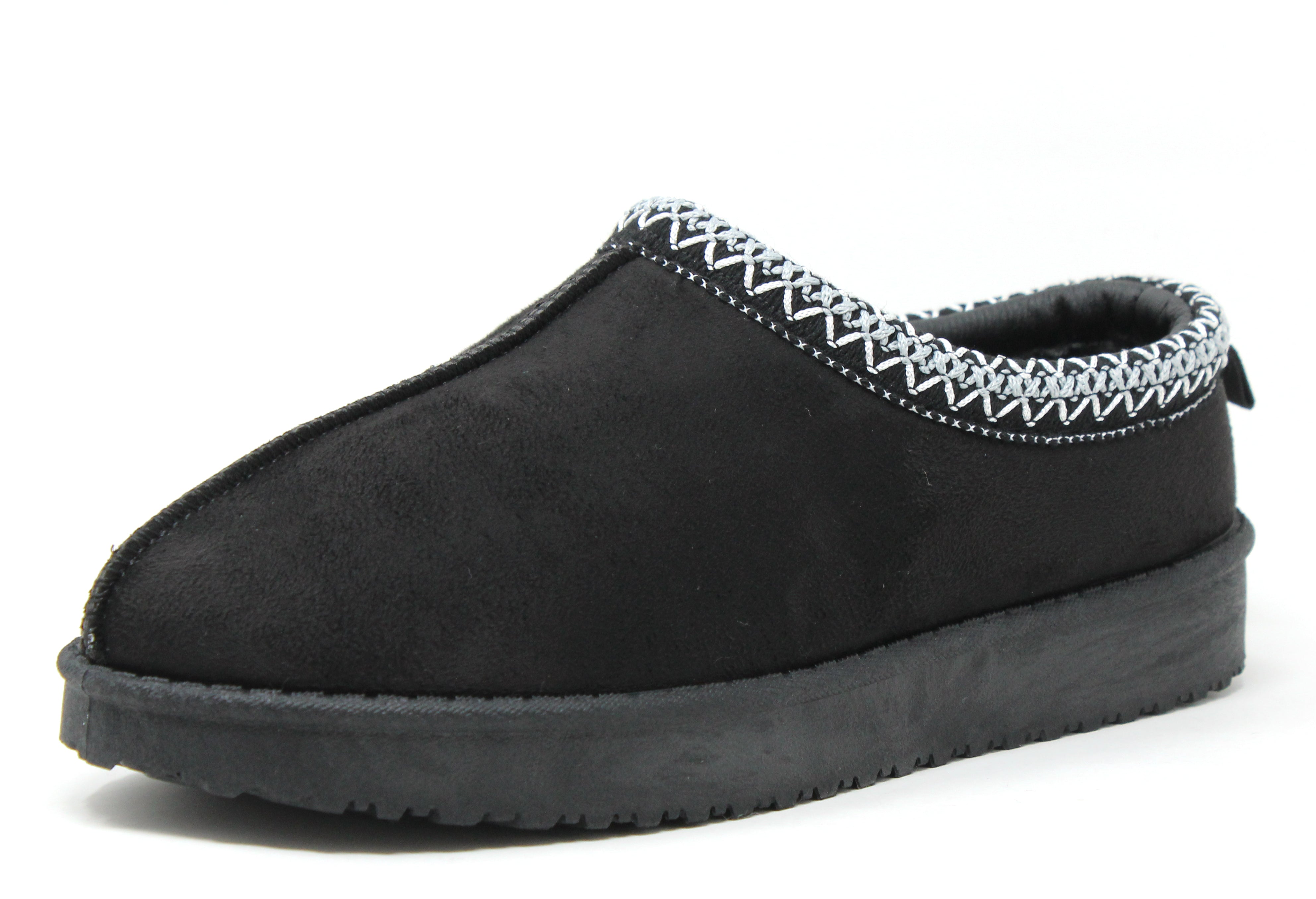 Weeboo Platform Embroidered Trim Slip-On Boots