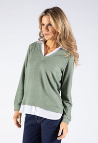 Soft Touch Layered Knit