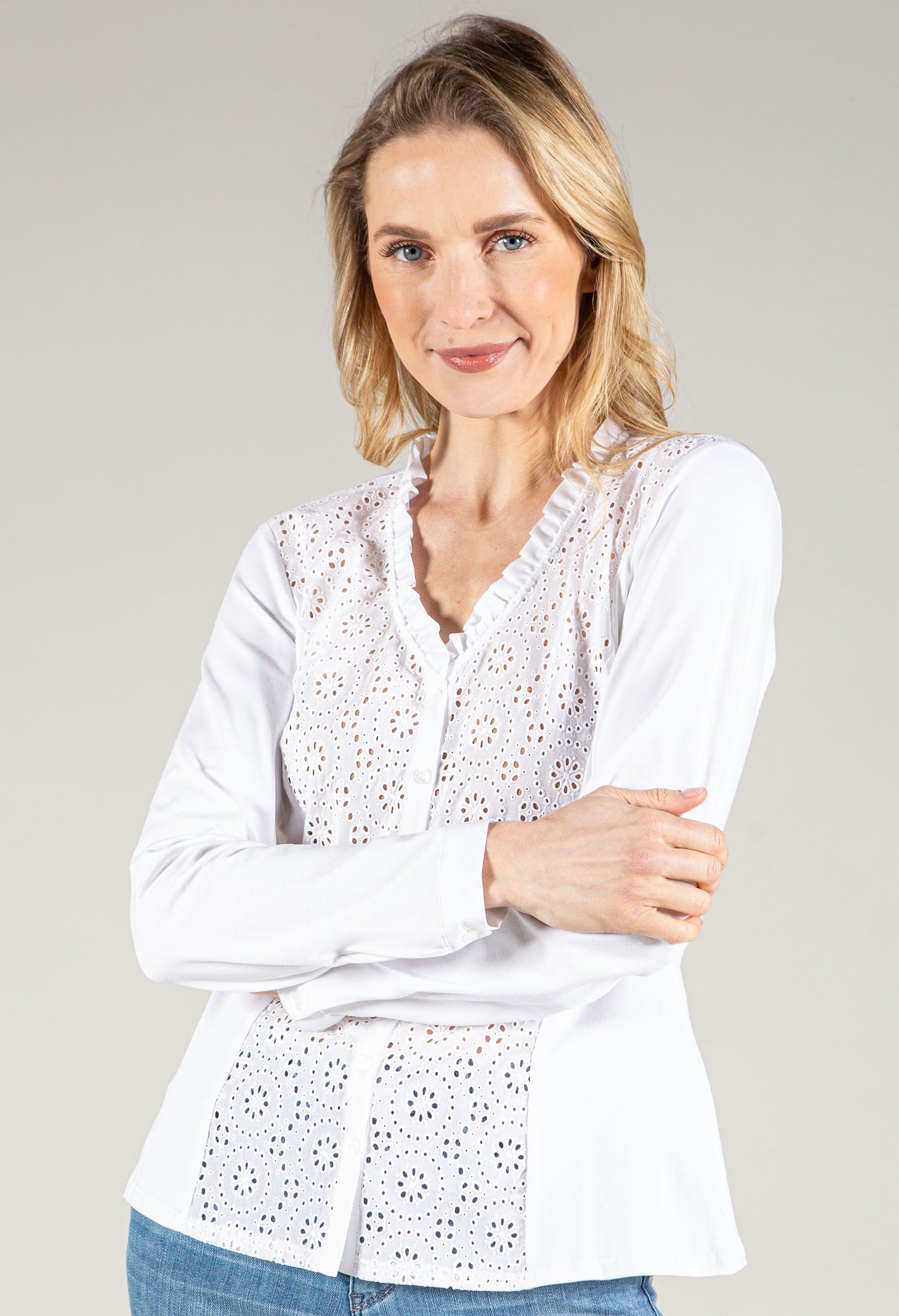 Cut-out Detail Blouse