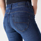 SECRET PUSH IN SLIM JEANS WITH RINSED EFFECT