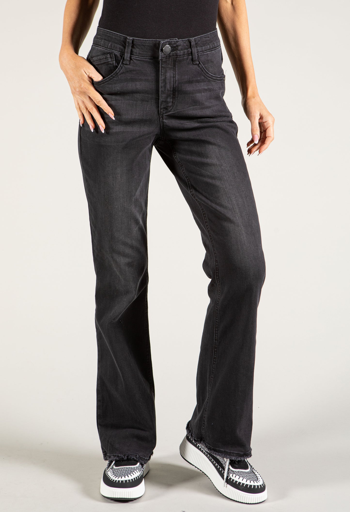 "Ab" Solution High Rise Itty Bitty More Boot Jean