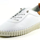 Flamborough White Leather Shoe